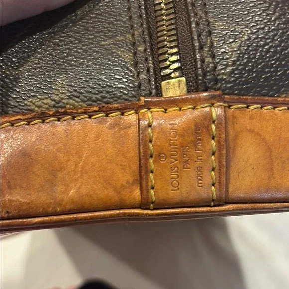 Louis Vuitton Alma Monogram Coated Canvas Handbag - Picture 14 of 16